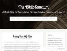 Tablet Screenshot of bibliosanctum.com